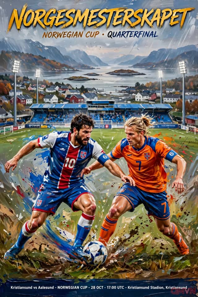 Kristiansund đối đầu Aalesund tại Cúp Quốc gia Na Uy: Trận derby nảy lửa định đoạt tấm vé đi tiếp và tham vọng vươn tầm