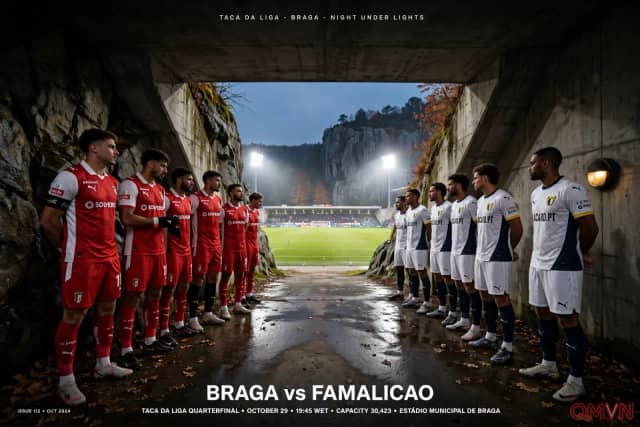Braga vs Famalicão: tân HLV Franclim Carvalho tìm lối thoát khỏi khủng hoảng cho đội chủ nhà trước đối thủ vừa thắng đậm 4-0 ở Cúp Liên đoàn Bồ Đào Nha
