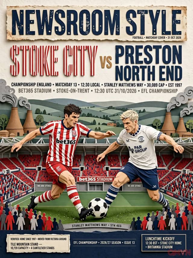 Stoke City vs Preston North End: thầy trò Mark Robins muốn áp sát nhóm play-off, Preston của Graham Alexander khát khao thoát khỏi đáy bảng Hạng Nhất Anh