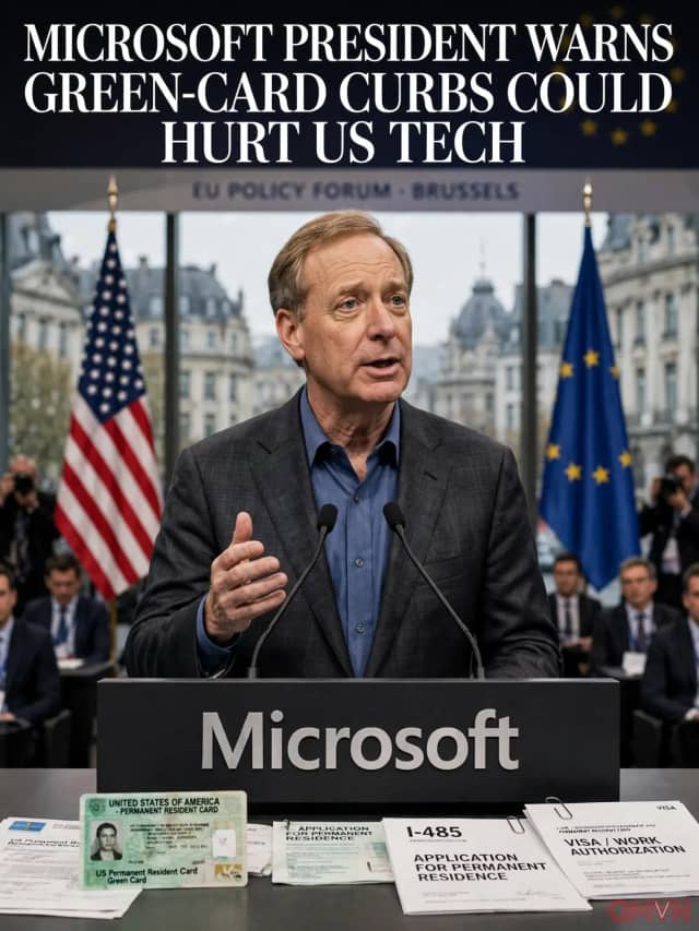 Chủ Tịch Microsoft Cảnh Báo Chính Sách Siết Thẻ Xanh Có Thể Tê Liệt Ngành Công Nghệ Nước Mỹ