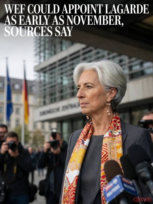 Bà Christine Lagarde có thể sớm rời Ngân hàng Trung ương châu Âu để đảm nhiệm ghế Chủ tịch Diễn đàn Kinh tế Thế giới