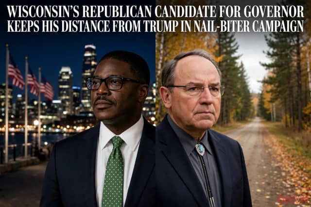 Ứng viên thống đốc Đảng Cộng hòa tại bang Wisconsin giữ khoảng cách với ông Donald Trump trong cuộc đua nghẹt thở