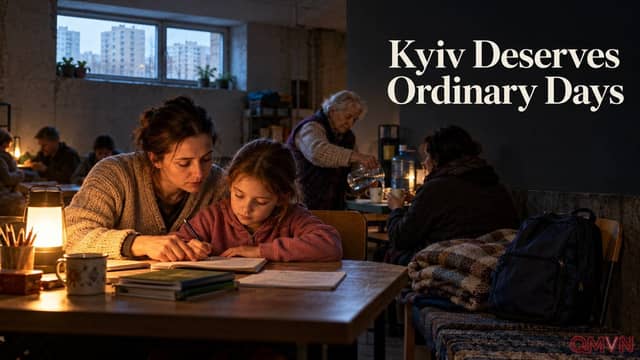 Kyiv giữ nhịp sống giữa những đợt tấn công khi giấc ngủ việc học và sinh kế cùng đứt quãng