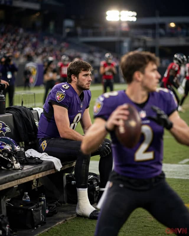 Lamar Jackson vắng mặt tuần thứ hai, Tyler Huntley lặng lẽ gánh vác Baltimore Ravens trong cuộc tái ngộ đầy cảm xúc với Cleveland Browns