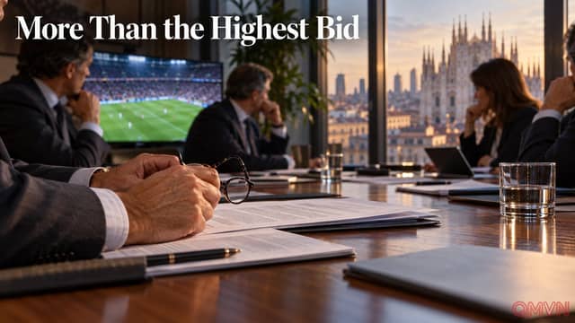 Avenue Capital dẫn cuộc đua quyền truyền thông Serie A tại Italy khi giá cao chưa quyết định tất cả