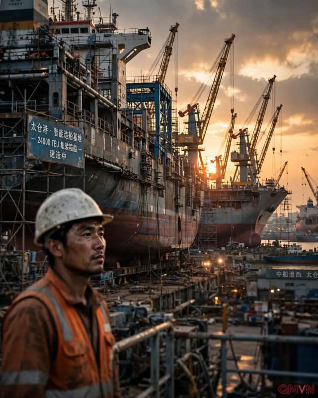Trung Quốc giành gần 82% đơn hàng đóng tàu mới của thế giới nhờ chuỗi cung ứng khổng lồ, tàu chở dầu già cỗi và giá dầu cao