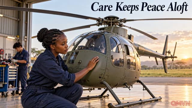 Tám trực thăng Hàn Quốc đến Kenya và hành trình biến cam kết hòa bình thành năng lực thực tế