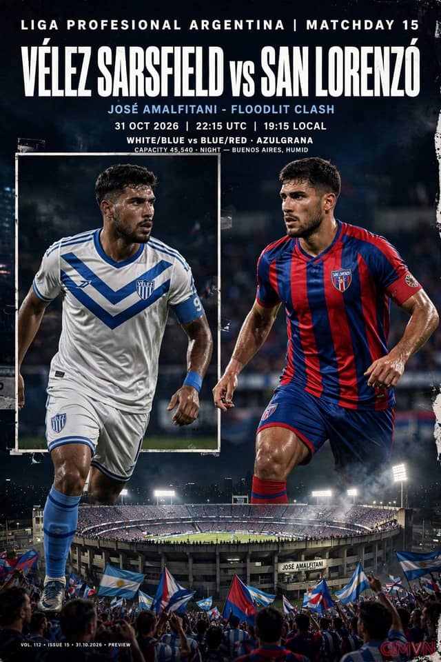 Vélez Sarsfield tiếp San Lorenzo: Thầy trò Barros Schelotto cùng vua phá lưới Ronaldo Martínez đối đầu đội khách buộc phải thắng để giành vé play-off