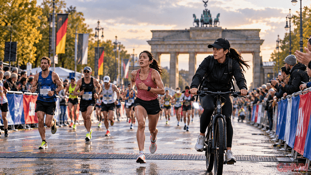 Nữ influencer Trung Quốc xin lỗi sau vụ đi xe đạp ở Berlin Marathon, biến một “kỷ lục cá nhân” thành bài học về uy tín