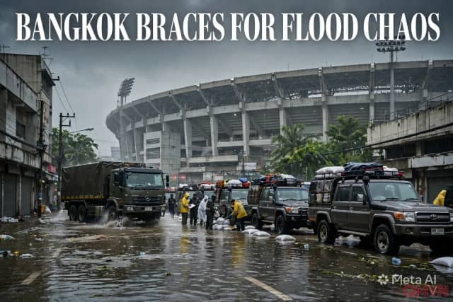 Bangkok gồng mình trước nguy cơ lũ lụt đe dọa Hội nghị thường niên IMF – World Bank với hơn 15.000 đại biểu