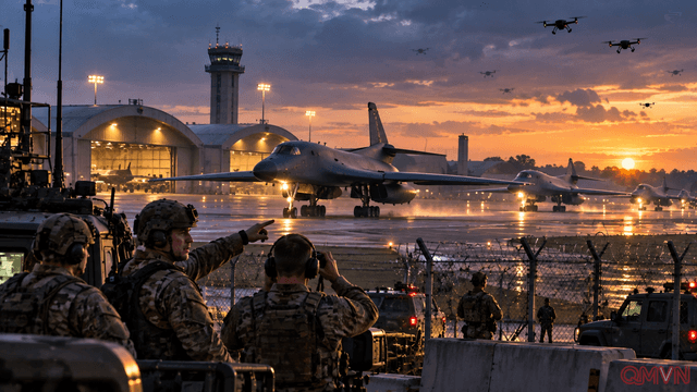 Mỹ rút oanh tạc cơ khỏi RAF Fairford giữa lo ngại Iran có thể tổ chức một đòn tấn công bằng drone