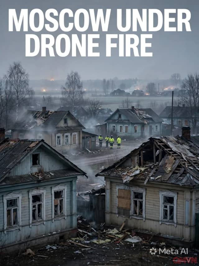 Ukraine tấn công vùng Moscow bằng hàng trăm UAV, 2 người thiệt mạng, kho nhiên liệu cấp cho các sân bay lớn bốc cháy