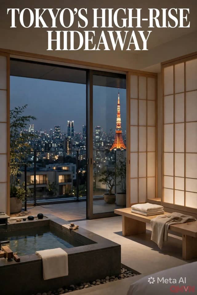 Janu, thương hiệu “em gái” giá mềm hơn của Aman, chọn khu Azabudai Hills sành điệu ở Tokyo cho khách sạn đầu tiên dành cho giới trẻ