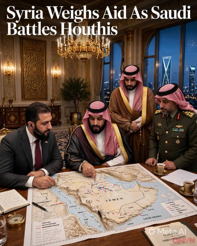 Syria cân nhắc gửi quân giúp Saudi Arabia đánh Houthi – lời đáp ân tình đầy rủi ro của Tổng thống Ahmed al-Sharaa giữa chiến sự Yemen
