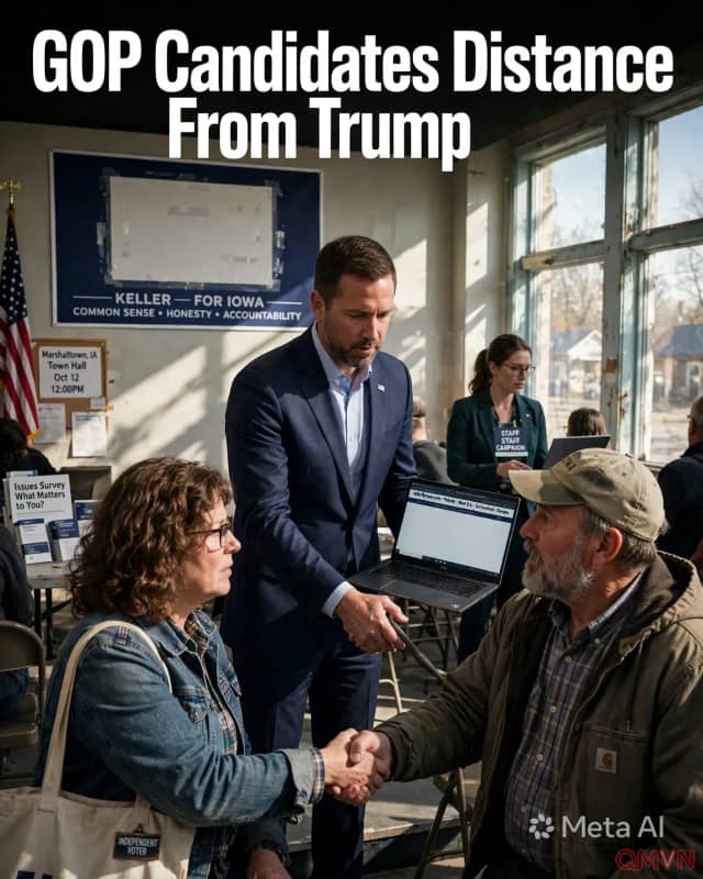 Hai phần ba ứng viên Cộng hòa ở các cuộc đua sát nút rời xa Trump, khi uy tín tổng thống Mỹ chạm đáy trước bầu cử giữa kỳ