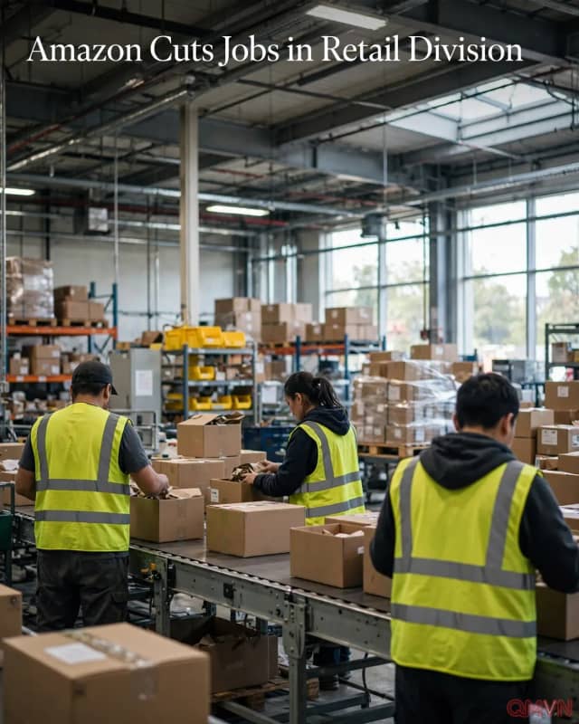 Amazon tiếp tục cắt giảm việc làm, chủ yếu tại mảng bán lẻ, đúng lúc diễn ra sự kiện mua sắm Prime Big Deal Days