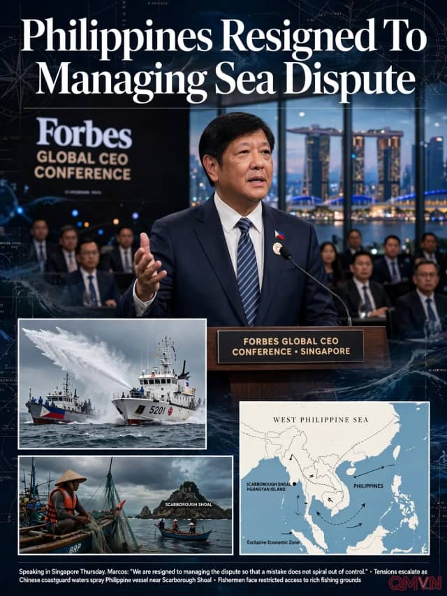 Tổng thống Marcos Jr.: Philippines 'chấp nhận thực tế' quản lý tranh chấp Biển Đông để tránh leo thang xung đột