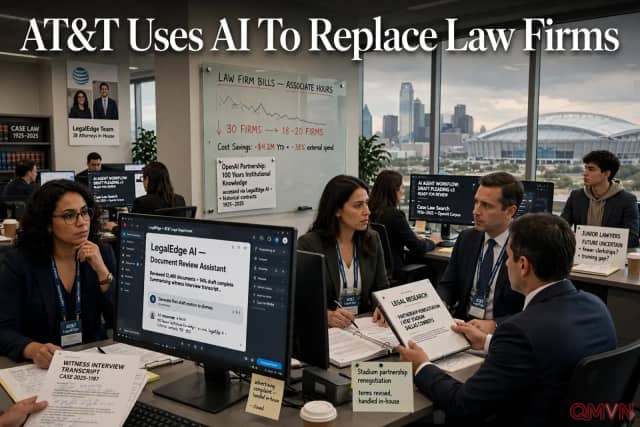 AT&T dùng AI để giảm phụ thuộc vào các hãng luật: khi công việc của luật sư trẻ được làm ngay trong nội bộ doanh nghiệp