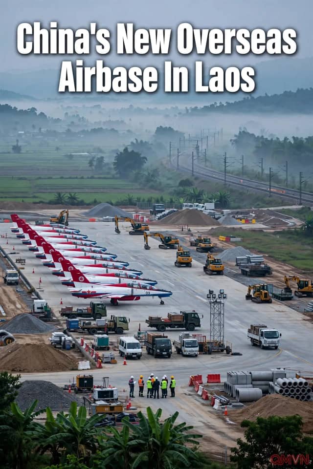 Trung Quốc mở “trung tâm huấn luyện” quân sự ở Lào, nhưng ảnh vệ tinh hé lộ dáng dấp căn cứ không quân đầu tiên ở nước ngoài tại Đông Nam Á