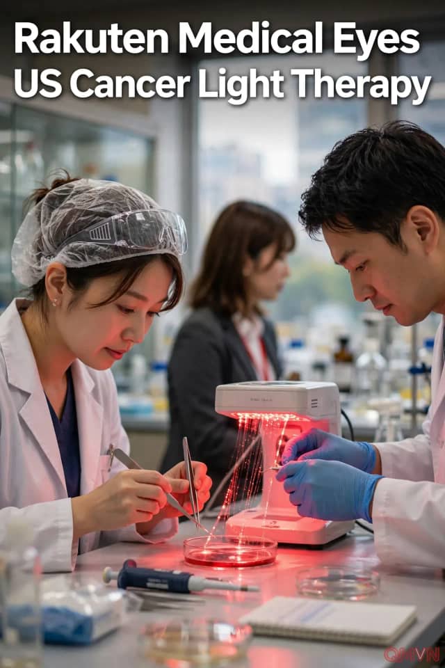 Rakuten Medical của Nhật Bản nhắm tới thị trường Mỹ với liệu pháp chiếu ánh sáng đỏ điều trị ung thư