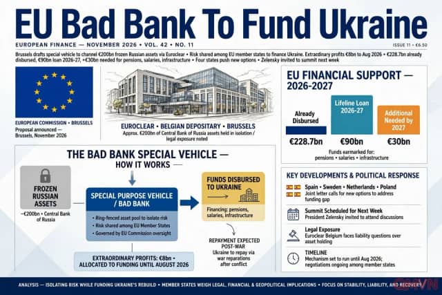 EU tính lập “ngân hàng xấu” để dùng 200 tỷ euro tài sản Nga bị phong tỏa hỗ trợ Ukraine, Moscow dọa kiện tới cùng