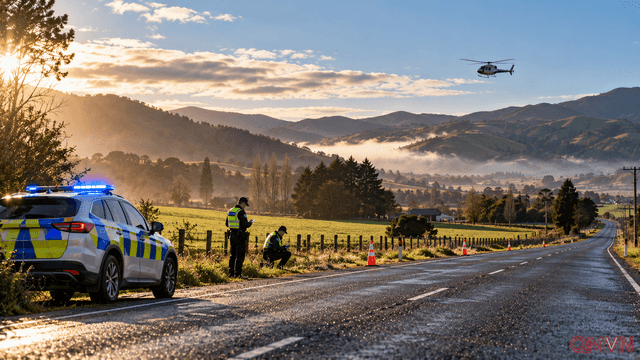 Vụ hành hung ven quốc lộ ở New Zealand: một người nguy kịch, cảnh sát tìm chiếc xe rời hiện trường