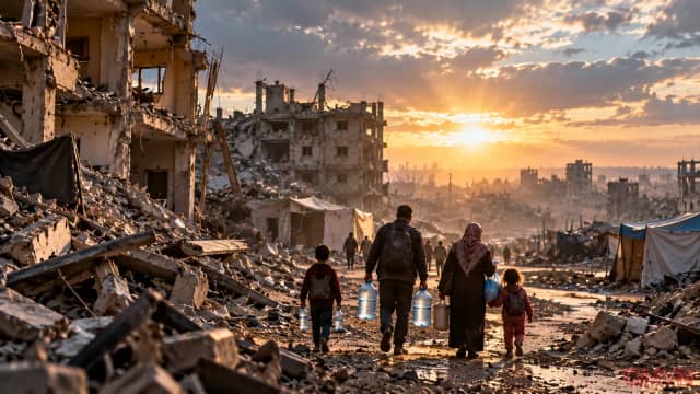 Một năm sau thỏa thuận ngừng bắn Gaza, hòa bình vẫn xa khi tiếng súng chưa dứt và tái thiết còn trên giấy
