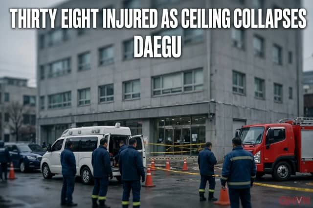 Sập trần trong buổi bán hàng dành cho người cao tuổi ở Daegu, câu hỏi về những tòa nhà cũ và các điểm bán hàng tạm