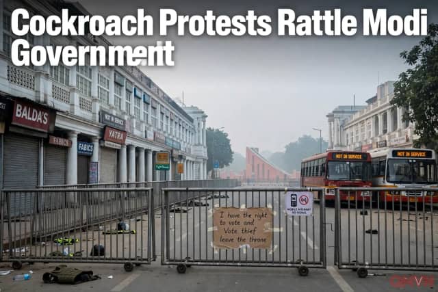 New Delhi bị phong tỏa giữa làn sóng biểu tình “gián” phản đối việc rà soát danh sách cử tri, gây sức ép lên chính phủ Ấn Độ