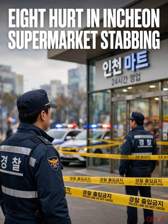 Vụ đâm dao kinh hoàng tại siêu thị ở Incheon làm rung chuyển xã hội Hàn Quốc