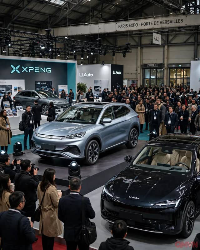 Xe Trung Quốc thống trị Triển lãm Ô tô Paris, triển lãm lớn nhất châu Âu, khiến các hãng xe và chính giới lục địa già lo ngại