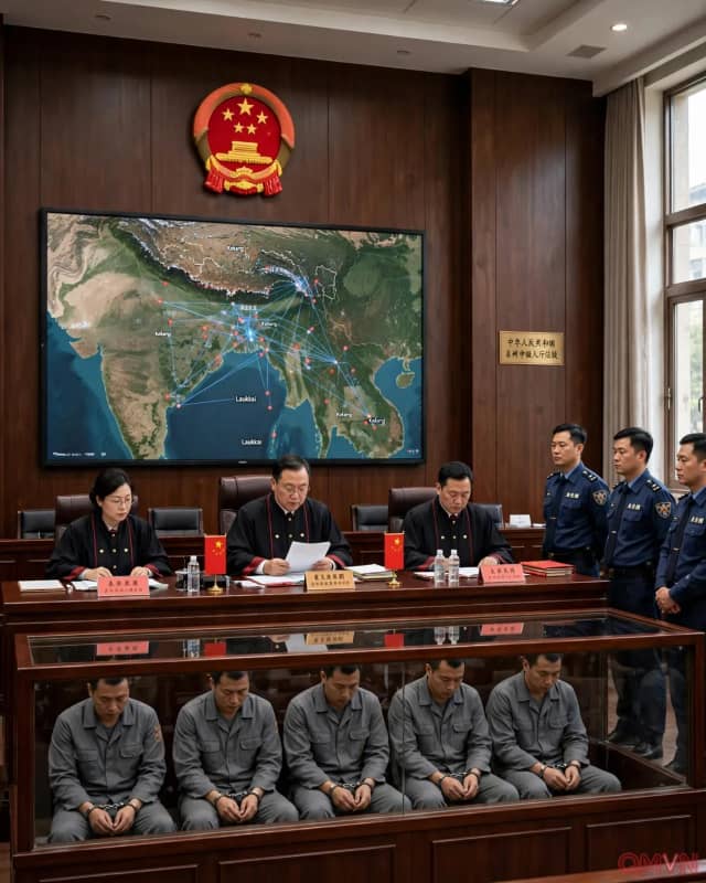 Trung Quốc tuyên án tử hình ba trùm gia tộc Wei ở Myanmar, chiến dịch triệt phá lừa đảo xuyên biên giới quật ngã thêm một trong bốn gia tộc Kokang