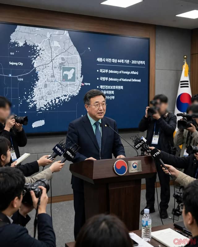 Hàn Quốc di dời 44 cơ quan chính phủ, gồm cả Bộ Ngoại giao và Bộ Quốc phòng, từ Seoul về Sejong trước năm 2031