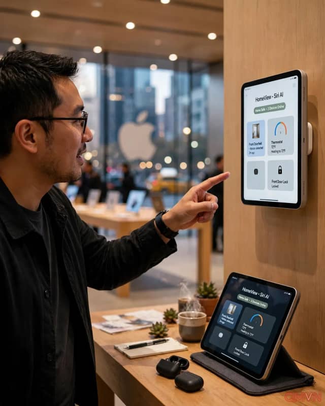 Apple đặt cược vào màn hình HomeView và Siri nâng cấp AI để giành thị phần lớn hơn trên thị trường nhà thông minh