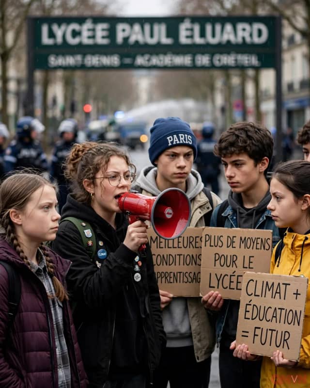 Greta Thunberg sát cánh cùng học sinh Pháp khi làn sóng biểu tình đòi lớp học tốt hơn bước sang tuần thứ tư