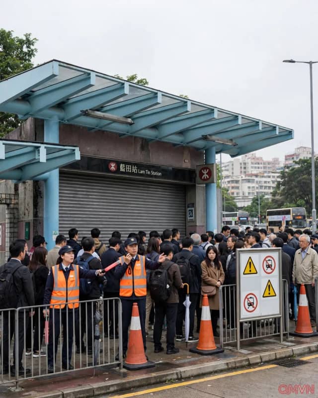 Hành khách mắc kẹt khi tuyến Kwun Tong của tàu điện MTR ở Hồng Kông gián đoạn hai lần gần ga Lam Tin trong vòng 15 giờ