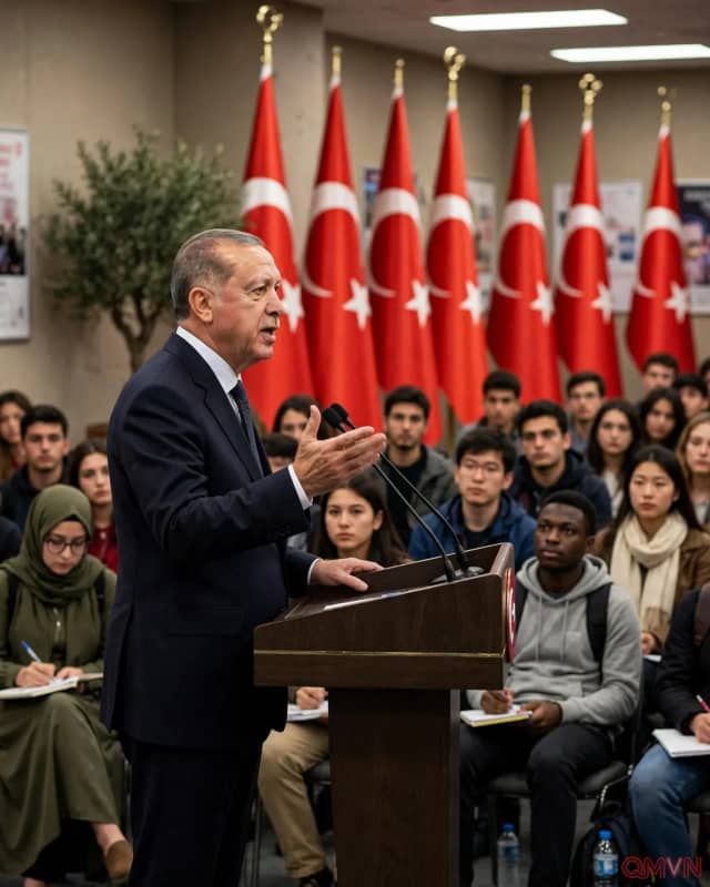 Tổng thống Erdoğan tuyên bố Thổ Nhĩ Kỳ đã trở thành “người chơi toàn cầu” trong giáo dục nhờ sức hút với sinh viên quốc tế