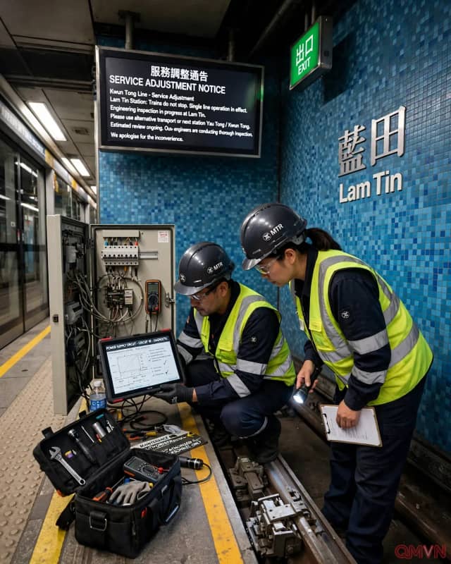 Hai sự cố liên tiếp tại ga Lam Tin của hệ thống tàu điện ngầm MTR ở Hồng Kông, Trung Quốc có thể liên quan đến nhau, chuyên gia nhận định