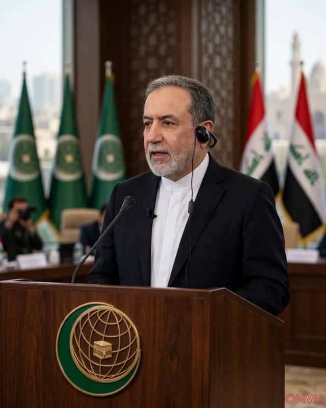 Ngoại trưởng Iran Abbas Araghchi tại Baghdad: Tehran không khuất phục trước sức ép nhưng sẵn sàng đối thoại, đưa ra kế hoạch bảy ngày mở lại eo biển Hormuz