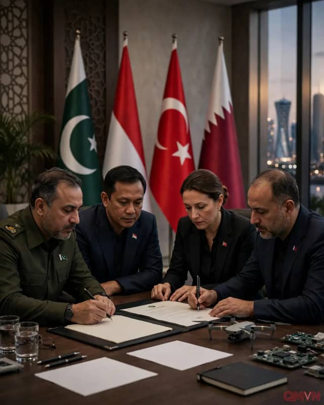Pakistan, Indonesia, Thổ Nhĩ Kỳ và Qatar ký biên bản ghi nhớ “Badr”, thắt chặt hợp tác quốc phòng giữa bối cảnh bất ổn khu vực
