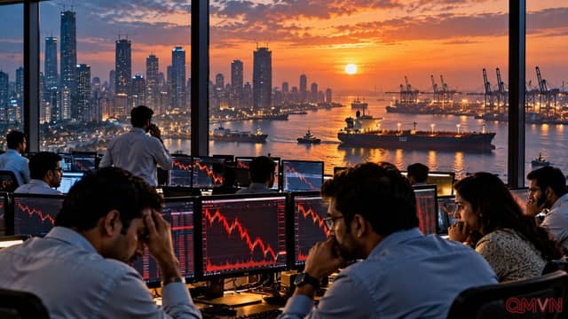 Giá dầu tăng vọt khiến chứng khoán Ấn Độ mất đà, nhà đầu tư lo ngại sức ép lạm phát và lợi nhuận doanh nghiệp