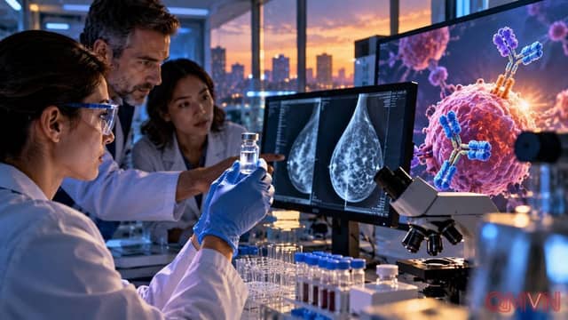 Thuốc ung thư vú thử nghiệm của Bristol Myers và SystImmune mở thêm hy vọng sau hóa trị, nhưng câu hỏi sống còn vẫn để ngỏ