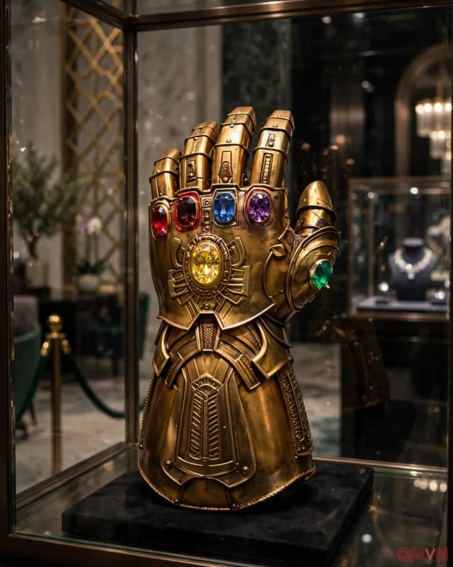 Bản sao Găng tay Vô cực nạm đá quý thật của Marvel sắp lên sàn đấu giá tại Abu Dhabi