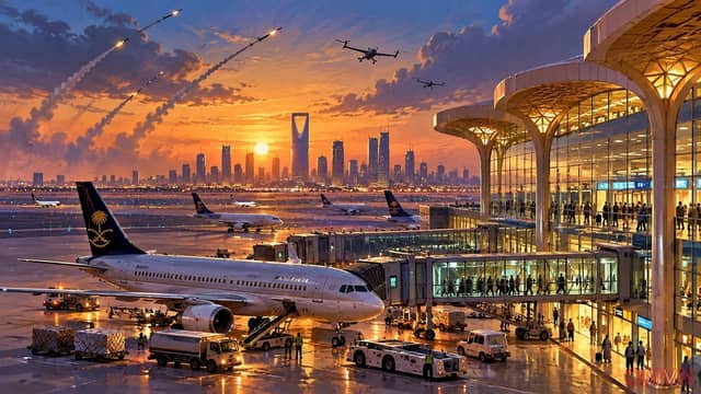 Sân bay Riyadh mở cửa một phần giữa đe dọa mới từ Houthi, Saudi Arabia đứng trước phép thử an ninh khu vực