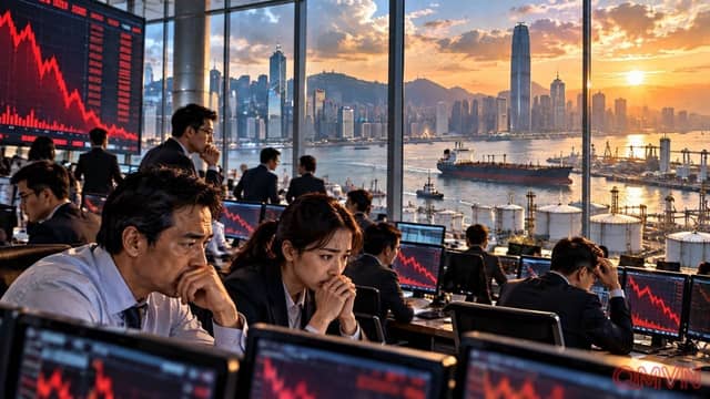 Chứng khoán châu Á giảm điểm, giá dầu hạ nhiệt nhưng bóng mây lạm phát và cuộc thử sức của AI vẫn phủ thị trường