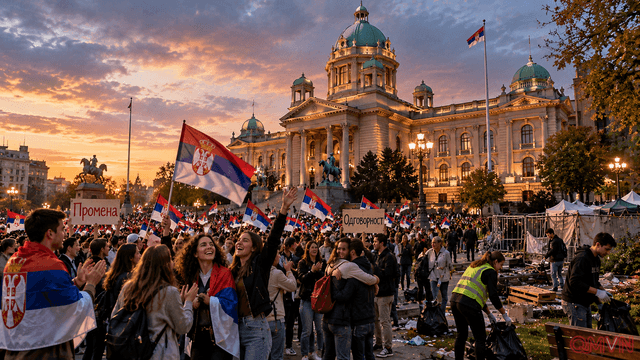 Serbia bước sang chương mới sau chiến thắng của phong trào sinh viên, nhưng câu hỏi điều hành đất nước vẫn còn ở phía trước