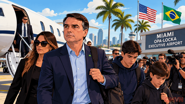 Flávio Bolsonaro rời Brazil sang Mỹ sau thất bại bầu cử, khơi lên tranh luận về pháp lý và lòng tin dân chủ