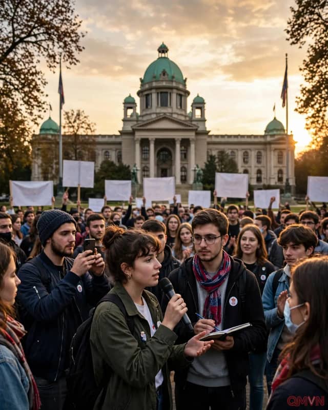 Phong trào sinh viên Serbia giành thắng lợi lịch sử và yêu cầu điều tra tham nhũng bộ máy công quyền